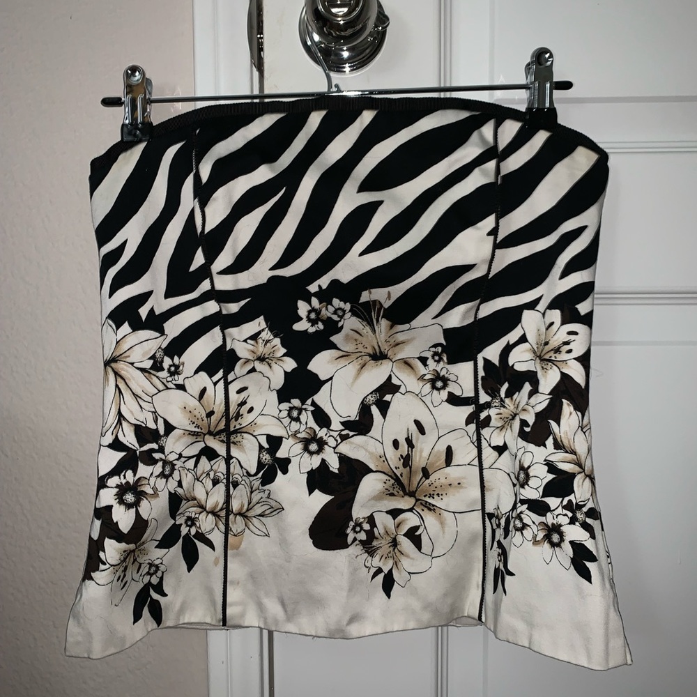 Multi print corset top :)